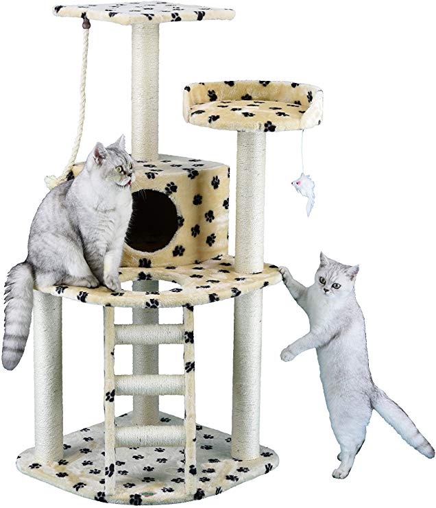 Go Pet Club Cat Tree Condo House, 32W x 25L x 47.5H Inches