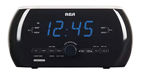 RCA Clock Radio With Motion-Activated Soft Light