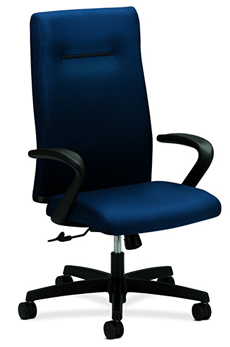 HON HIEH1.F.H.U.NT90.T.SB Ignition Executive High-Back Chair with Center-Tilt and Fixed Arms, Mariner