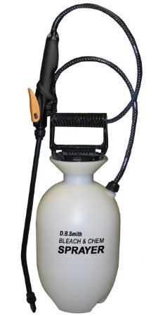 Smith 190285 1-Gallon Bleach and Chemical Sprayer With Non-Corrosive 15-Inch Wand and Single Nozzle System