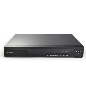 Zmodo ZMD-DT-SJN6-2TB 16 Channel 960H Surveillance Security DVR with HDMI and Smartphone Black