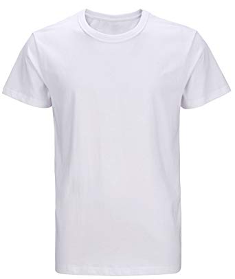 Funny World Men's Solid Cotton Thick T-Shirts