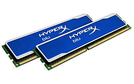 Kingston HyperX Blu 16GB Kit (2x8 GB Modules) 1600MHz 240-pin DDR3 Non-ECC CL10 Desktop Memory KHX1600C10D3B1K2/16G