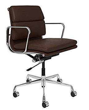 Laura Davidson Furniture SOHO Premier Soft Pad Management Chair (Soft Pad, Dark Brown)