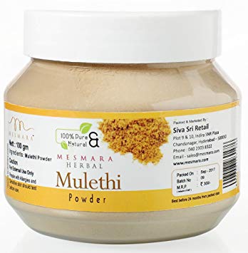 Mesmara Herbal Mulethi (Licorice Yastimadhu) Powder 100g