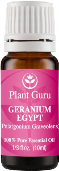 Geranium Egypt Essential Oil. 10 ml. 100% Pure, Undiluted, Therapeutic Grade.