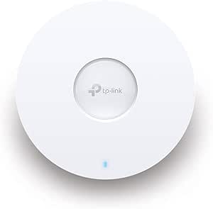 TP-Link AX1800 Wi-Fi 6 Dual Band Gigabit punto di accesso per montaggio a soffitto, rete Omada Mesh, Power over Ethernet (802.3at) o DC, facile da montare a parete o soffitto, software controller EAP