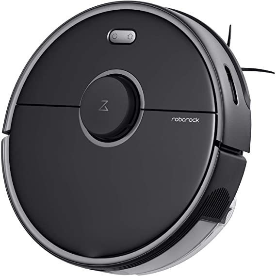 roborock vacuum robot vacuum cleaner, sweeper, wiping function, LDS sensors, app control (S5 Max Black)