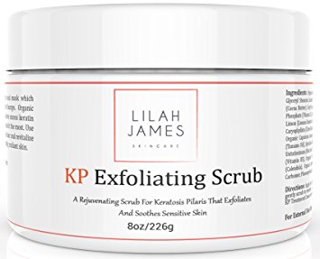 Lilah James KP Exfoliating Scrub 8oz - A Healing Scrub For Keratosis Pilaris