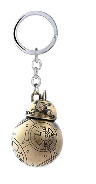 Superheroes Star Wars BB-8 Droid Keychain for Autos, Home or Boat with Gift Box