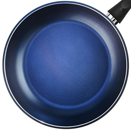 TeChef - Color Pan 12" Frying Pan, Coated with DuPont Teflon Select - Colour Collection / Non-Stick Coating (PFOA Free) / (Lavender Blue)