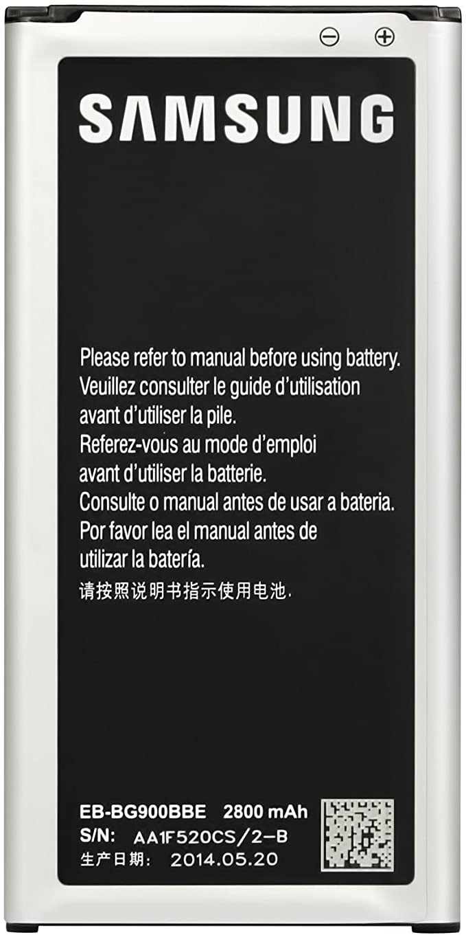 Samsung Genuine battery Li-Ion for Galaxy S5 (GT-I9600 / SM-G900F) (replaced EB-BG900BBEGWW)