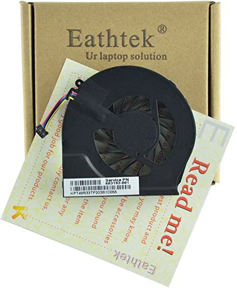 Eathtek New CPU Cooling Fan for HP Pavilion g6-2002xx g6-2010nr g6-2031nr g6-2033nr g6-2035nr g6-2037nr g6-2040ca g6-2040nr g6-2048ca g6-2052xx g6-2067ca g6-2073ca g6-2090ca g6-2106nr g6-2111us g6-2112he g6-2116nr g6-2120nr g6-2122he g6-2123us g6-2129nr g6-2132nr g6-2164ca g6-2188sa g6-2208ca g6-2210us g6-2211nr g6-2213nr g6-2216nr g6-2217cl g6-2218nr g6-2219nr g6-2224nr g6-2225nr g6-2226nr g6-2228ca g6-2228dx g6-2228nr g6-2230us g6-2231dx g6-2233ca g6-2233nr g6-2235ca g6-2235us g6-2237cl g6-2237nr g6-2237us g6-2238dx g6-2239dx g6-2240ca g6-2240nr g6-2241nr g6-2243cl g6-2244ca g6-2244nr g6-2248ca g6-2249wm g6-2253ca g6-2253nr g6-2254ca g6-2260he g6-2260us g6-2264ca g6-2268ca g6-2269wm g6-2270dx g6-2278dx g6-2279wm g6-2284ca g6-2288ca g6-2290ca g6-2291nr g6-2292nr g6-2293ca g6-2293nr g6-2294nr g6-2295nr g6-2296nr g6-2297nr g6-2298nr g6-2311nr g6-2319nr g6-2320dx g6-2321dx g6-2323dx g6-2330dx g6-2342dx g6-2346nr g6-2361nr g6-2362nr g6-2363nr g6-2368ca g6-2372nr g6-2374nr g6-2376nr g6-2378nr g6-2389ca g6-2391nr g6-2392nr g6-2393nr g6-2394nr g6-2395nr g6-2396nr g6-2397nr g6-2398nr (4 pin 4 connector)