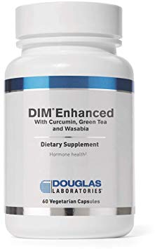 Douglas Laboratories - DIM Enhanced - with Curcumin, Green Tea, and Wasabia to Support Healthy Estrogen Hormone Balance and Immune Health* - 60 Capsules