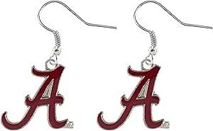 NCAA Alabama Crimson Tide Dangler Earrings