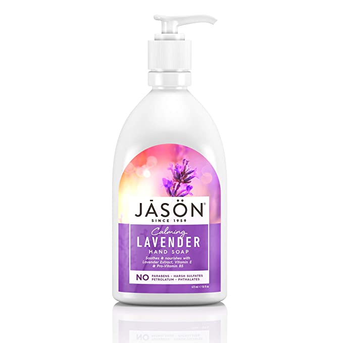 JASON Calming Lavender Hand Soap, 16 Ounce Bottle