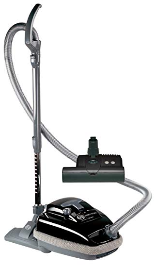 SEBO 9688AM Airbelt K3 Canister Vacuum with ET-1 Powerhead and Parquet Brush, Black - Corded