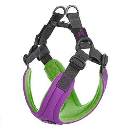 Gooby - Escape Free Memory Foam Harness, Small Dog Step-in Harness for Dogs That Like to Escape Their Harness