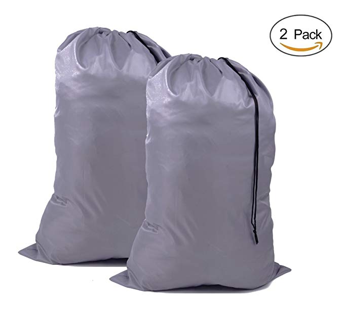 Large 100% Nylon Laundry Bag Laundry Hamper Ideal for Apartments, Travel, Dorm Rooms or Vacations
