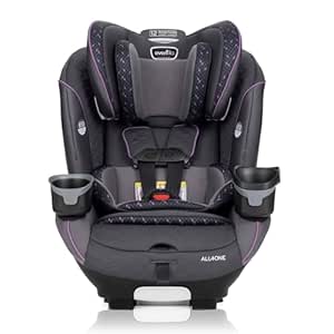 Evenflo EveryFit/All4One 3-in-1 Convertible Car Seat (Ophelia Purple)