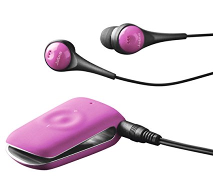 Jabra CLIPPER Bluetooth Stereo Headset - Retail Packaging - New Pink (Discontinued by Manufacturer)