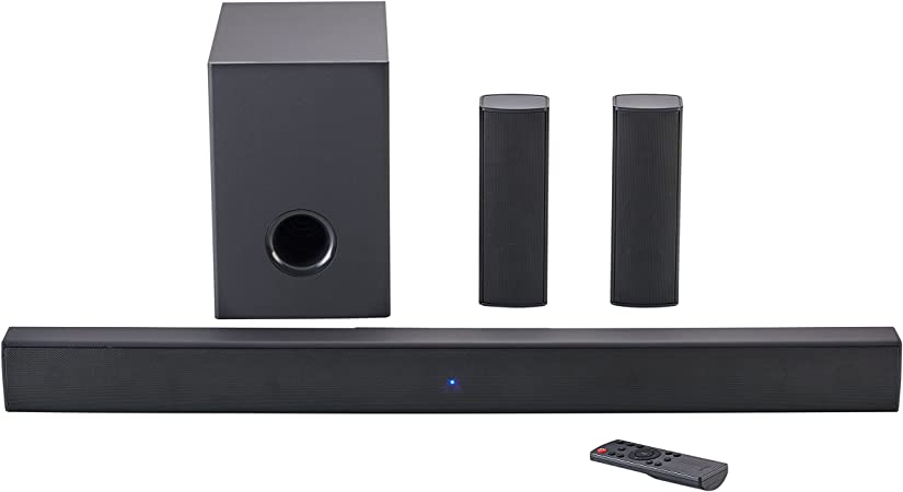 Onn. Blast 5.1 Soundbar System 5 Speakers   Wireless subwoofer