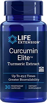Life Extension Curcumin Elite Turmeric Extract, 30 Vegetarian Capsules
