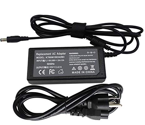 BESELL 19V 3.42A 65W Adapter Charger for Toshiba Satellite L775D-S7223 C55D C55DT C55T C75D CL15T P/N: PA-1650-21 PA3467U-1ACA PA3714U-1ACA PA3822U-1ACA