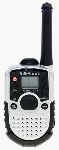 Motorola Talkabout T280 2-Mile 14-Channel Two-Way Radio (Black)