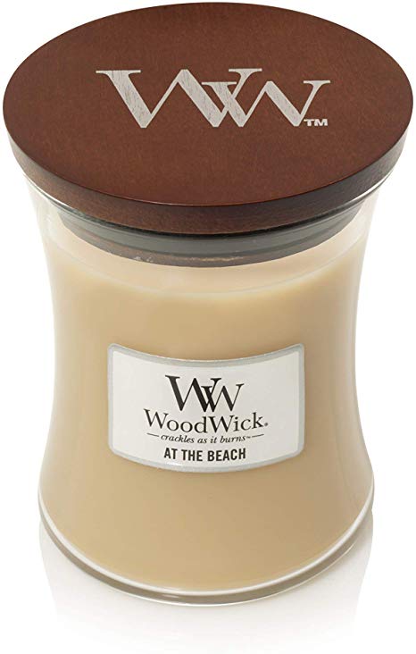 WoodWick Medium Hourglass Scented Candle, At the Beach