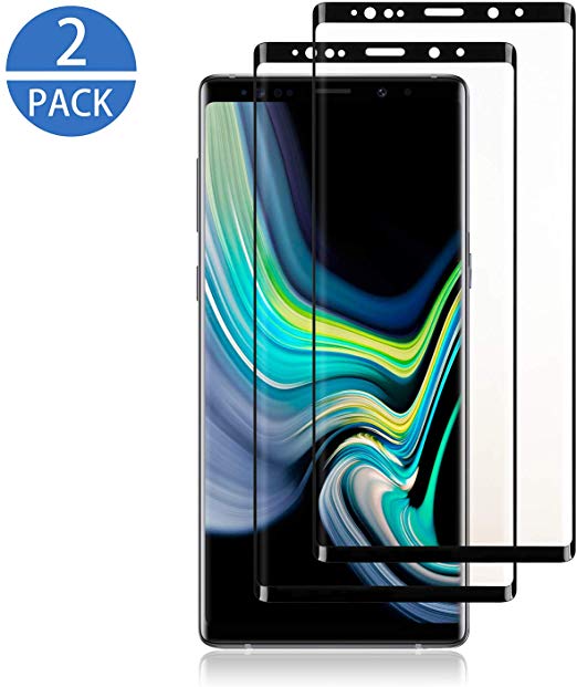 Xawy [2-Pack] for Galaxy Note 9 Screen Protector Tempered Glass,[Anti-Fingerprint][No-Bubble][Scratch-Resistant] Glass Screen Protector for Samsung Galaxy Note 9