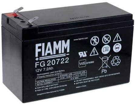 Fiamm FG20722 lead acid batterie 12Volt, 7200mAh