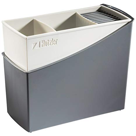 Hutzler 3329GY Cutlery Drainer, 7.75" x 4" x 6.75", Gray