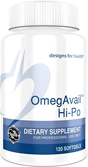 Designs for Health - OmegAvail Hi-Po - 1500mg Triglyceride (TG) Fish Oil, 120 Softgels