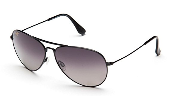 Maui Jim Sunglasses - Mavericks / Frame: Gloss Black Lens: Neutral Grey