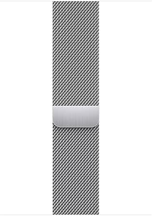 Apple Watch Band - Milanese Loop (45mm) - Silver - Regular