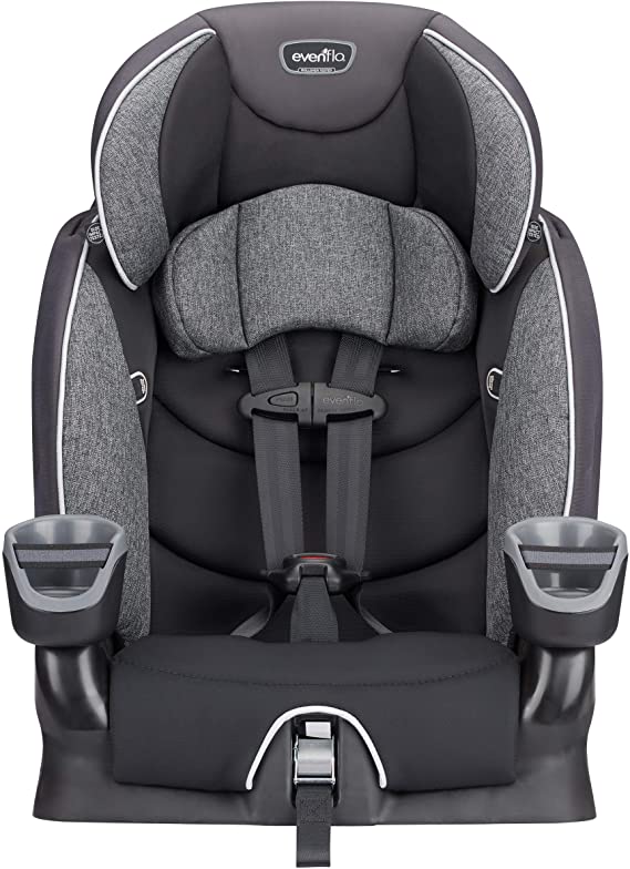 Evenflo Maestro Harness Booster Car Seat (Aspen Skies), Grey