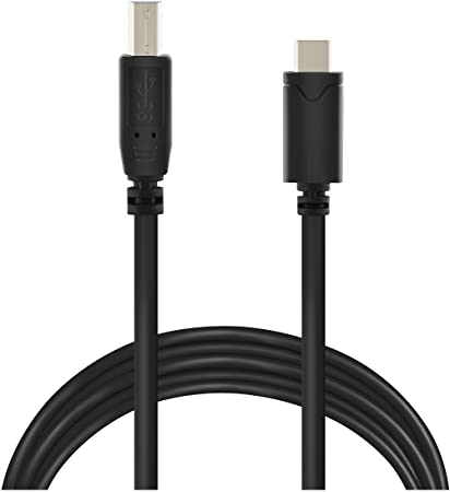 Vebner 20ft USB Type C to Type B Male 3.0 - USB C to B Cable - Thunderbolt to USB B 3.0 Tethering Cable