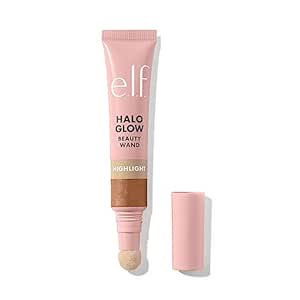 e.l.f. Halo Glow Highlight Beauty Wand, Liquid Highlighter Wand For Luminous, Glowing Skin, Buildable Formula, Vegan & Cruelty-free, Liquid Gold