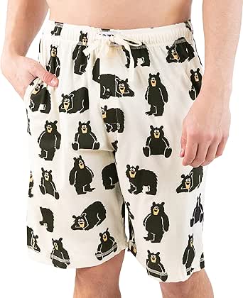 Lazy One Pajama Shorts for Men, Men's Pajama Bottoms, Sleepwear