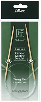 Clover Takumi Bamboo: Knitting Pins: Circular: 60cm x 2.75mm, Wood, 2.75mm