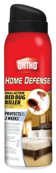 Ortho Home Defense Dual-Action Bed Bug Killer Aerosol Spray 18-Ounce Kills Bed Bugs Fleas Dust Mites and Stink Bugs