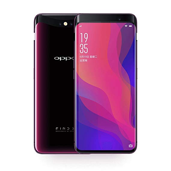 Original OPPO Find X FindX 128GB 8GB Smartphone Dual SIM 6.42'' Full Screen Octa Core LTE Dual 16 MP 20 MP Camera 3730 mAh Support Google By-（REAL STAR TECHNOLOGY）(Boedeaux Red 8G 128GB)