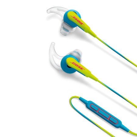 Bose SoundSport in-ear headphones - Apple devices, Neon Blue