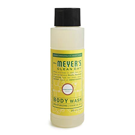 Mrs. Meyer's Body Wash,16 fl oz (Pack 3, Honeysuckle