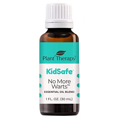 Plant Therapy KidSafe No More Warts Essential Oil Blend 100% Pure, Undiluted, Natural Aromatherapy, Therapeutic Grade 30 mL (1 oz)