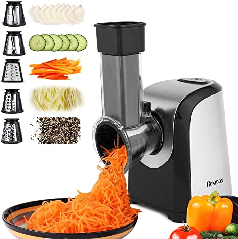 Professional Salad Maker, Electric Slicer Shredder/Graters/Chopper for Cheese, Carrot, Potato, Cucumbers