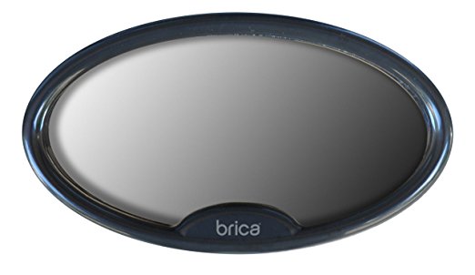 BRICA Stay-In-Place Baby Mirror, Black (Discontinued by Manufacturer)