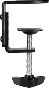 Suptek Universal C-Clamp Base Stand Mounting Accessory fit for Suptek Monitor Arm Mount, Black (MD6JJ)