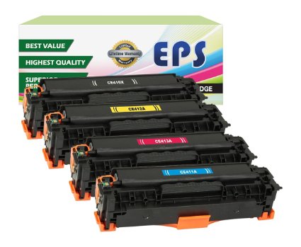 EPS Compatible Toner Cartridge Replacement for HP 305A ( 4-Pack )